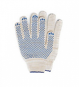 На сайте Трейдимпорт можно недорого купить Перчатки ХБ с ПВХ 5 нитий Люкс. 