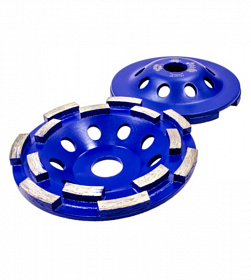 На сайте Трейдимпорт можно недорого купить Чашка алмазная Professional двухрядная 125мм/22,23 KEOS CDR125PRO. 