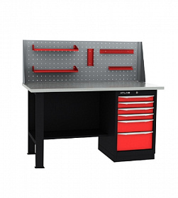 На сайте Трейдимпорт можно недорого купить Верстак промышленный однотумбовый ATLAS CT1500Z-L-B411-Р. 