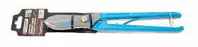 На сайте Трейдимпорт можно недорого купить Ножницы по металлу с металлическими рукоятками "прямой рез" 10"-250мм, на пластиковом держателе Fors. 